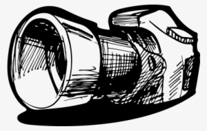 Black Camera Icon - Illustration #4306960