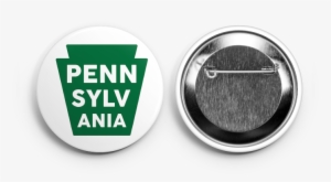 Green Pa Keystone - Pin-back Button #4307489