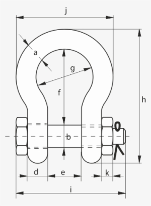 Green Pin® Standard Bow Shackles With Safety Bolt-2 - Safety #4308091