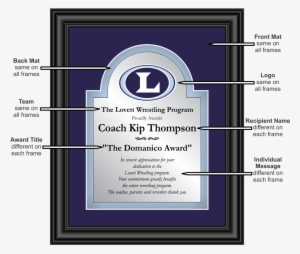 Avondale Shadowbox Featuring Your Full Color Logo With - Howard Baker #4308331