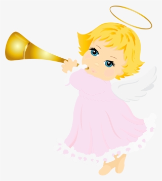 Angel Transparent Clip Art Image - Baby Angel Clipart Png #4309934