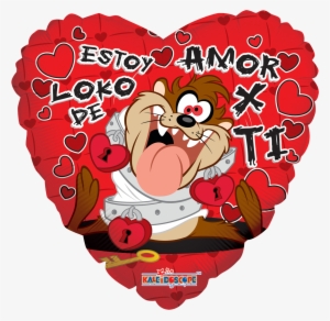 Taz Loko De Amor - 29" Sing-a-tune Taz Wild Thing Love - Mylar Balloons #4310363