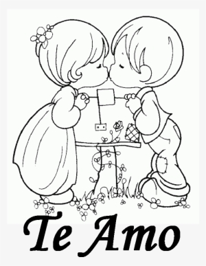 Imagenes Para Dibujar De Amor - Coloring Pages Fall Precious Moments #4310849