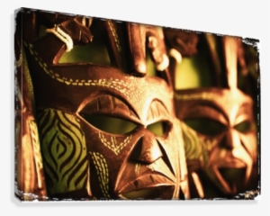 African Masks Canvas Print - Posterazzi African Masks Posterprint 36.00 X 24.00 #4311383