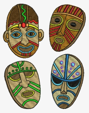 African Tribal Mask Collection - Tribal Mask #4311481