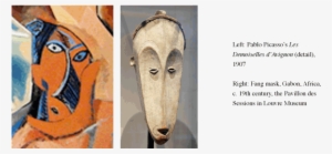 Picasso And Fang Mask - Picasso Les Demoiselles D Avignon #4311749