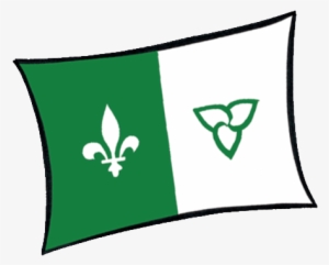 Celebrate Franco-ontarian Day On September 25th With - Franco Ontarian Flag Png #4311986