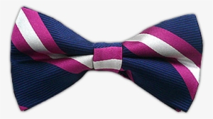 Navy/fuschia - Power Pink Stripe Tie #4312087