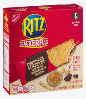 Nabisco Ritz Crackerfuls Peanut Butter & Chocolate - Swiss Cheese And Ritz Crackers #4312675