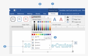 Formatting Wordart - Word Art Styles In Word 2016 #4312821