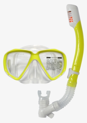 Kid's Dive Mask & Dry Snorkel Set - Diving Mask #4312984