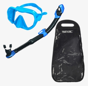Seac Vortex Dry Snorkel - Black/blue #4313847