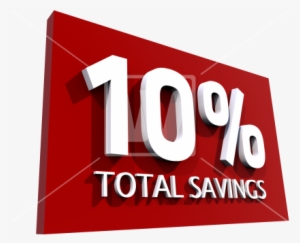 10 Percent Icon - 10 Percent Savings #4314618