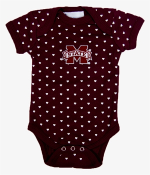Two Feet Ahead Banner M Small Heart Dots All Over Creeper - T-shirt #4315446