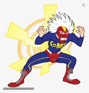 Luchador Einstein - T-shirt #4315605