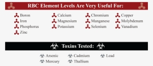 Labtestingchart Viralpanel Micronutrientstested Toxins-01 - Rbc Elements #4315641
