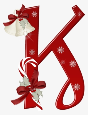 B *✿*k For Kathy Letter K, Alphabet Letters, Fancy - Christmas Letter K #4315922