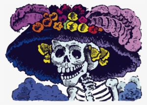 Catrina - Dia De Muertos Png #4316102