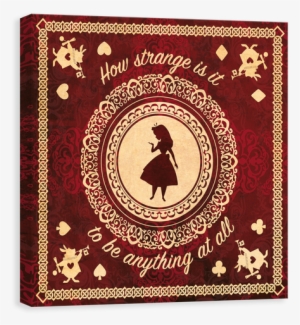 Alice Strange To Be Anything - Business New Lawyer Announcement Card #4316277