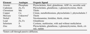 Summary Of Elements And The Element-organic Complexes - Light Sources #4316278