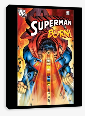 Comic Dc - Burn - Superman Burn Poster #4316303