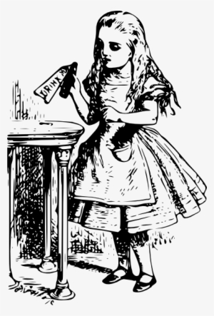 Royalty Free Alice In Wonderland Images - Alice's Adventures In Wonderland Drink Me #4316309