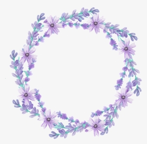 Corona De Púrpura Transparente Ornamento Png - Wreath #4316402