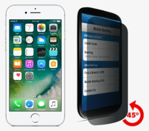 Cellhelmet Privacy Tempered Glass For Iphone 7 Plus - Iphone 7 Vs Mi6 #4316491