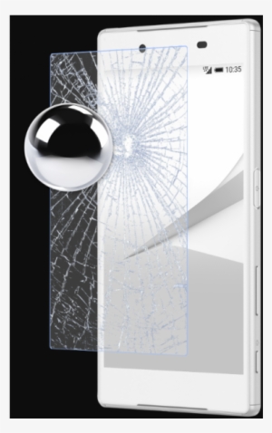 Swiss Tempered Glass Galaxy J4 - Broken Glass 2 Black Sticker #4316674