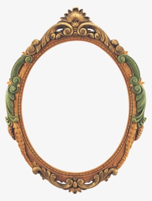 Aw6109cd - Wooden Oval Frame Png #4316853