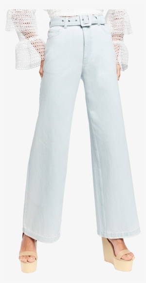 Stevie High & Wide In Colour Winter Sky - Denim #4317511