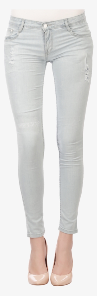 Women Ripped Denims - Sandal #4317595