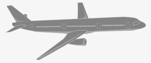 Pin Airplane Clipart Outline - Aeroplane Black And White Clipart #4317622