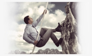 Attitude Small Thing That Makes A Big Difference Proactive - Businessman Climbing Mountain #4318068