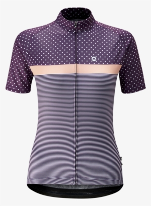 2017 Chapeau Madeleine Polka Stripe Womens Jersey Purple - Chapeau Women's Madeleine Polka Stripe Jersey Purple #4319603