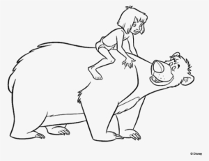 Drawing The Jungle Book 62 - Baloo Color Page #4319626