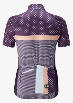 Chapeau Ladies Madeleine Polka Stripe Jersey Purple - Stripe #4319710