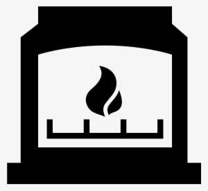 Fireplace Clipart Gas Fireplace - Fireplace Icon Png #4319948