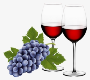 Red Wine And Grapes #4320142