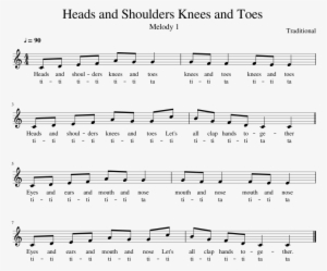 Heads And Shoulders Knees And Toes Sheet Music Composed - Sheet Music #4320216