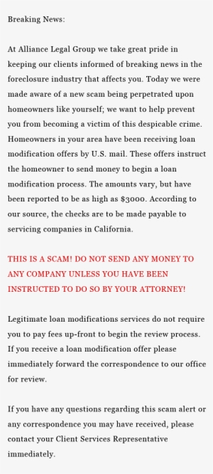 Scam Alert - Document #4322137