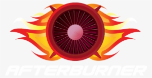 Afterburner Logo - Airplane #4322284