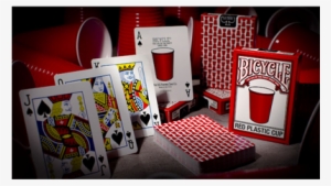 In The Us Alone, Excitable Party-goers Fill Over 23 - Bicycle Red Plastic Cup Playing Cards #4322333