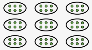 9 X 6 = - Purple Hexagons. Ornament (round) #4322353