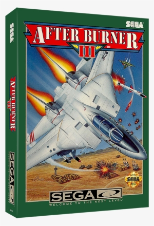 Sega Cd Usa 3d Box Pack - Sega Cd After Burner Iii #4322422