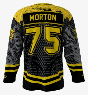 Killer Bees Black Custom Hockey Jersey - Killer Bees Jersey #4323107