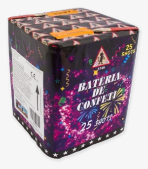 Bateria Confeti 25 Disparos 30 Mm Confeti - Product #4323136