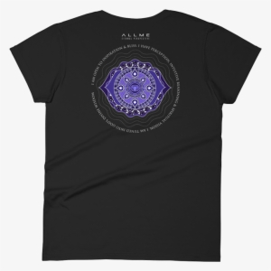 I Am Conscious Women Black Tee Back #4323395