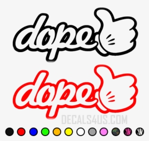 Dope Mickey Hands - Decal #4324408