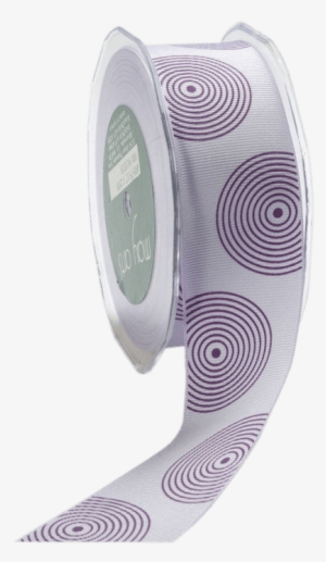 Lavender With Purple Circles Ribbon #4324433